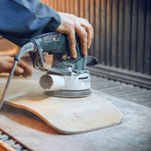 subwoofer box Sanding and Finishing