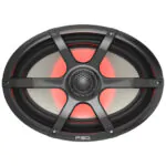 An image showing a compact, rugged Marine Speaker mounted on the roll bar of a piece of yellow heavy machinery. An image showing a compact, rugged Marine Speaker mounted on the roll bar of a piece of yellow heavy machinery.