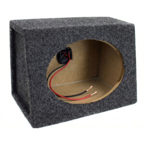 AY6x9 | Pair of Angled 6x9 Inch Speaker Box Enclosures | Heavy-Duty 3/4" MDF with Pre-Wired Terminals & Poly-Fiber Lining