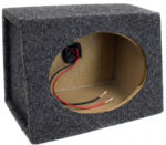 AY6x9 | Pair of Angled 6x9 Inch Speaker Box Enclosures | Heavy-Duty 3/4" MDF with Pre-Wired Terminals & Poly-Fiber Lining