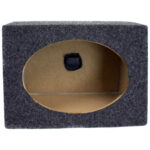 AY6x9 | Pair of Angled 6x9 Inch Speaker Box Enclosures | Heavy-Duty 3/4" MDF with Pre-Wired Terminals & Poly-Fiber Lining 3