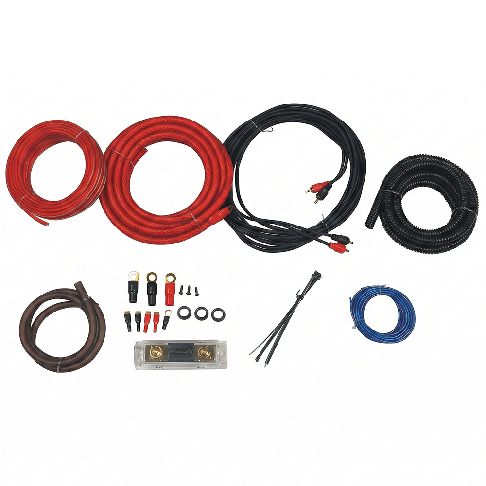 AY-6016 4 gage 1 AY-6016 0 Gauge Amp Kit | 250A ANL Fuse & 17ft RCA | Audio Yong Wholesale