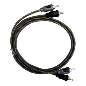 AY2CH-RCA | 3ft 2-Channel Audiophile Grade RCA Interconnect Cable OFC Twisted Pair with Silver-Plated Conductors