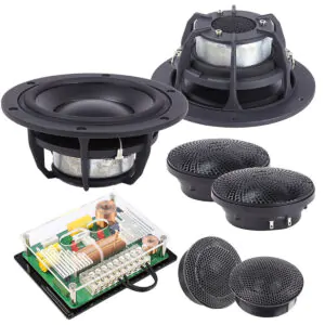 Audio Yong CMP653 360W Max Power 3-Way Components Speaker